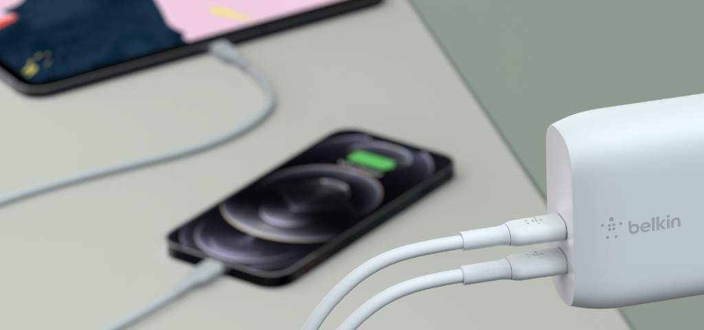 40W chargeur belkin double port usb-c